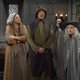 Cecily Strong, Benedict Cumberbatch, and Kate McKinnon on SNL